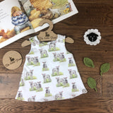 The Little Fawn Little Lambs A-Line Dress 0-4 years