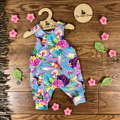 Hummingbirds Romper 0-4 years