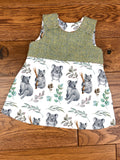 Koala harris tweed topped dress