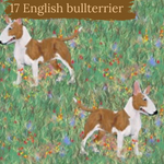 Dog Breeds romper with rolled cuffs 0-4 years