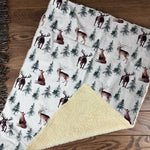 Winter woodland adventure Blanket