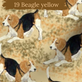 Dog Breeds romper with rolled cuffs 0-4 years