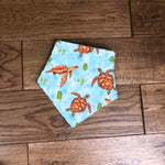 Sea turtles bandana dribble bib