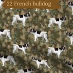 Dog Breeds romper with rolled cuffs 0-4 years
