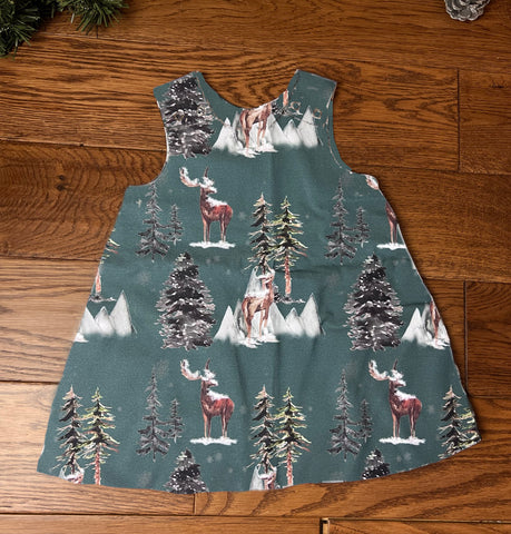 Winter night A-Line Dress 0-4 years
