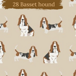 Dog Breeds romper with rolled cuffs 0-4 years
