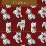Dog Breeds romper with rolled cuffs 0-4 years